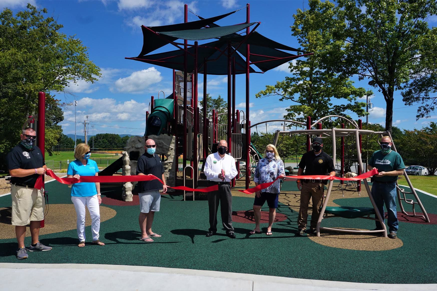 Crowe Park reopens with new playground